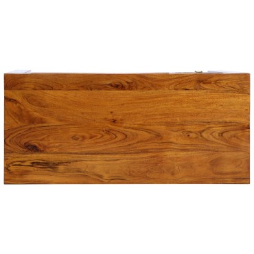 vidaXL Γραφείο 110x50x73cm Μασίφ ξύλο Ακακίας 1 τεμ.