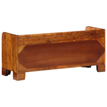 vidaXL Παγκάκι παπουτσιών 90x35x40cm Μασίφ ξύλο ακακίας