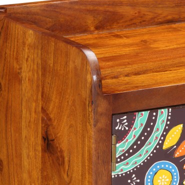 vidaXL Παγκάκι παπουτσιών 90x35x40cm Μασίφ ξύλο ακακίας