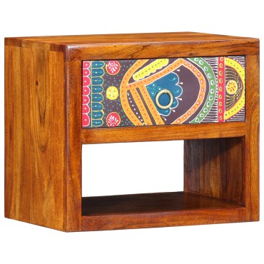 vidaXL Κομοδίνα 2 τεμ. 40x35x35cm Μασίφ Ξύλο Ακακίας