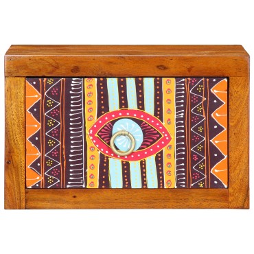 vidaXL Κομοδίνα 2 τεμ. 35x30x22cm Μασίφ ξύλο ακακίας