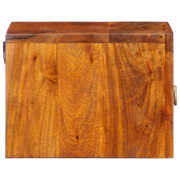 vidaXL Κομοδίνα 2 τεμ. 35x30x22cm Μασίφ ξύλο ακακίας