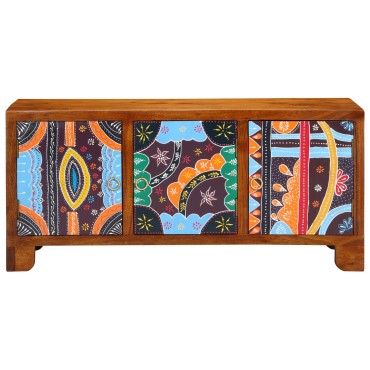 vidaXL Παγκάκι Χολ 100x35x45cm Συμπαγές Ξύλο Ακακίας 1 τεμ.