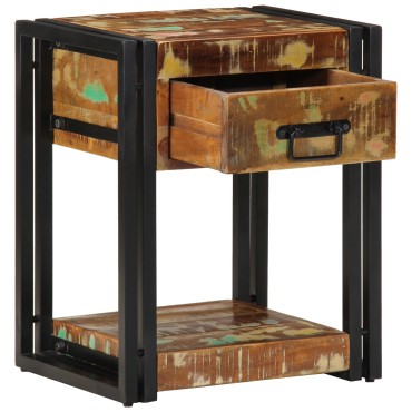 κομοδίνο vidaXL 40x35x50cm Μασίφ Ανακυκλωμένο Ξύλο 1 τεμ.