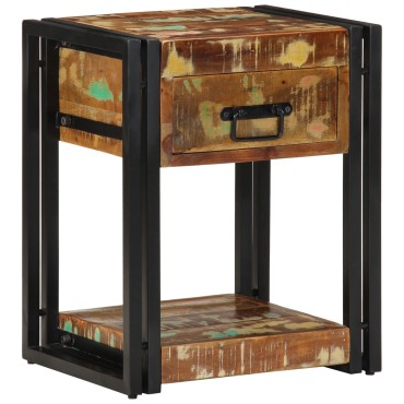κομοδίνο vidaXL 40x35x50cm Μασίφ Ανακυκλωμένο Ξύλο 1 τεμ.