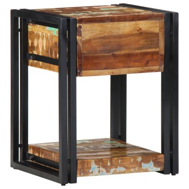 κομοδίνο vidaXL 40x35x50cm Μασίφ Ανακυκλωμένο Ξύλο 1 τεμ.