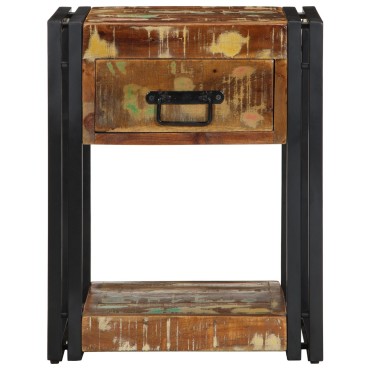κομοδίνο vidaXL 40x35x50cm Μασίφ Ανακυκλωμένο Ξύλο 1 τεμ.