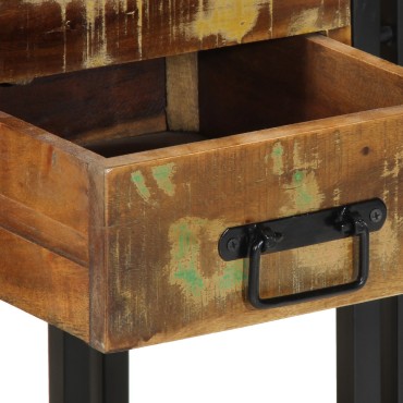 κομοδίνο vidaXL 40x35x50cm Μασίφ Ανακυκλωμένο Ξύλο 1 τεμ.
