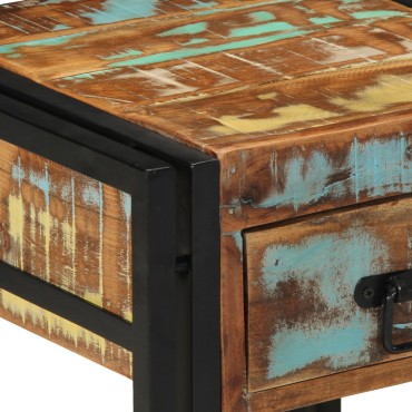 vidaXL Κομοδίνο 40x40x50cm Μασίφ ανακυκλωμένο ξύλο 1 τεμ.