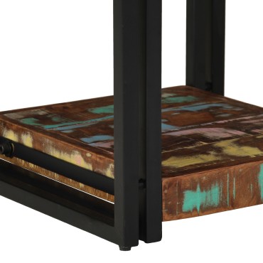 vidaXL Κομοδίνο 40x40x50cm Μασίφ ανακυκλωμένο ξύλο 1 τεμ.