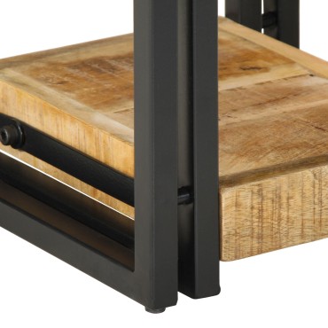 vidaXL Νυχτερινό Τραπέζι 40x40x40cm Μασίφ Ξύλο Μάνγκο 1 τεμ.