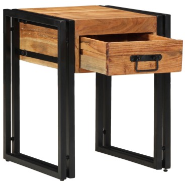 vidaXL Τραπέζι Ξύλινο 40x40x50cm Μασίφ Ακακία 1 τεμ.