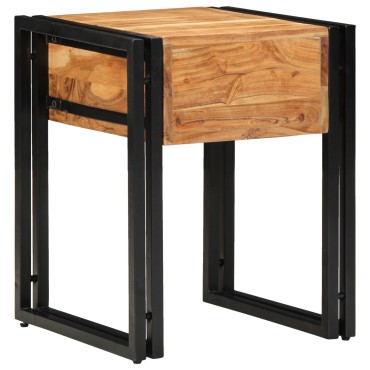 vidaXL Τραπέζι Ξύλινο 40x40x50cm Μασίφ Ακακία 1 τεμ.