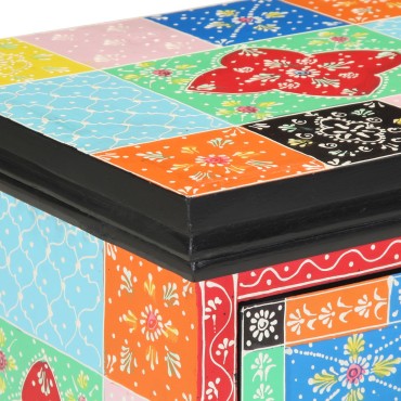vidaXL Κομοδίνο 2 τεμ. Πολύχρωμο 40x35x45cm Κατασκευασμένο ξύλο