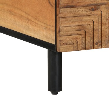 vidaXL Τραπεζάκι σαλονιού 80x54x40cm Μασίφ ξύλο ακακίας 1 τεμ.