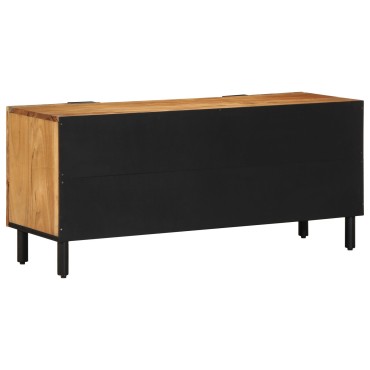 vidaXL Ντουλάπι τηλεόρασης 105x33,5x46cm Μασίφ ξύλο ακακίας 1 τεμ.