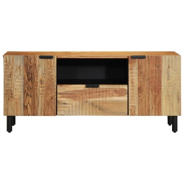 vidaXL Ντουλάπι τηλεόρασης 105x33,5x46cm Μασίφ ξύλο ακακίας 1 τεμ.