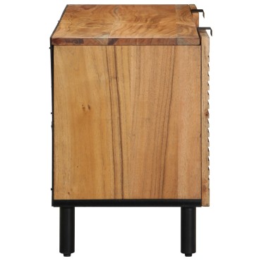 vidaXL Ντουλάπι τηλεόρασης 105x33,5x46cm Μασίφ ξύλο ακακίας 1 τεμ.