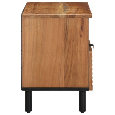 vidaXL Καναπές τηλεόρασης 80x33,5x46cm Μασίφ ξύλο ακακίας