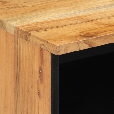 vidaXL Καναπές τηλεόρασης 80x33,5x46cm Μασίφ ξύλο ακακίας