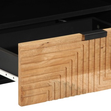 vidaXL Καναπές τηλεόρασης 80x33,5x46cm Μασίφ ξύλο ακακίας