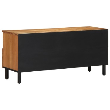 vidaXL Ντουλάπα τηλεόρασης 100x33,5x46cm Μασίφ ξύλο ακακίας