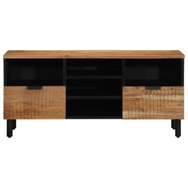vidaXL Ντουλάπα τηλεόρασης 100x33,5x46cm Μασίφ ξύλο ακακίας