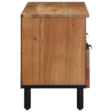 vidaXL Ντουλάπα τηλεόρασης 100x33,5x46cm Μασίφ ξύλο ακακίας
