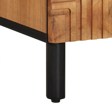 vidaXL Ντουλάπα τηλεόρασης 100x33,5x46cm Μασίφ ξύλο ακακίας
