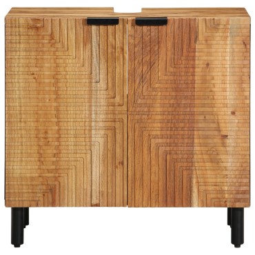 Κάθισμα μπάνιου vidaXL 62x33x58cm Μασίφ ξύλο ακακίας