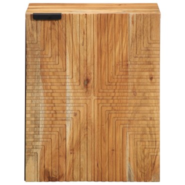 vidaXL Κρεμαστό Ντουλάπι Μπάνιου 38x33,5x48cm Μασίφ Ξύλο Ακακίας 1 τεμ.