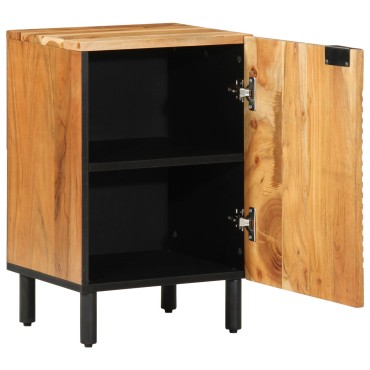 vidaXL Ντουλάπα Μπάνιου 38x33,5x58cm Μασίφ ξύλο ακακίας 1 τεμ.