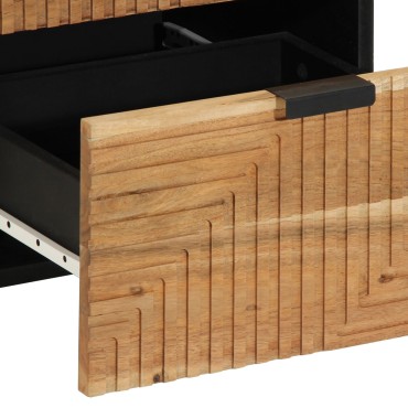 vidaXL Στρατσάκι 40x33x75cm Από Στερεό Ξύλο Ακακίας