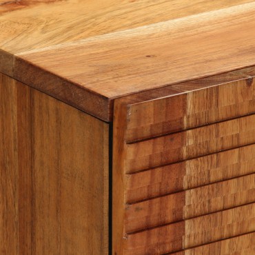 vidaXL Πλευρικό Έπιπλο 60x33x75cm Μασίφ ξύλο ακακίας 1 τεμ.