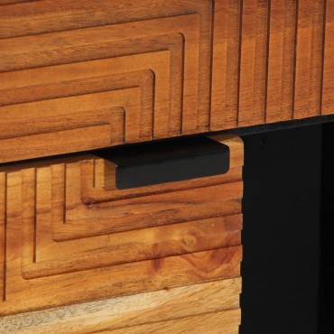vidaXL Σερβάν 80x33x75cm Μασίφ ξύλο ακακίας