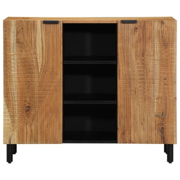 vidaXL Μπουφέ 90x33x75cm Μασίφ ξύλο ακακίας