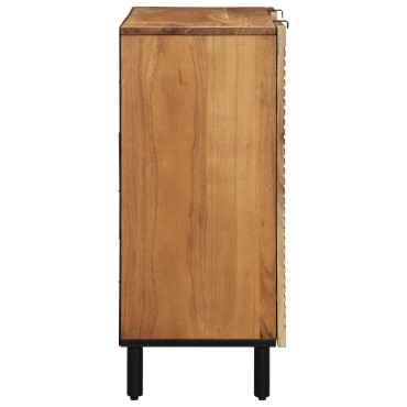 vidaXL Μπουφέ 90x33x75cm Μασίφ ξύλο ακακίας