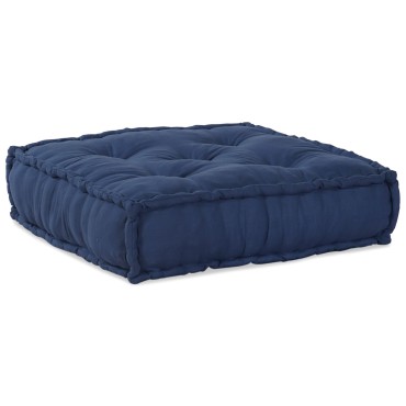 vidaXL Modular Πουφ Ινδigo 70x70x36 Υφάσμα 70x70x36cm