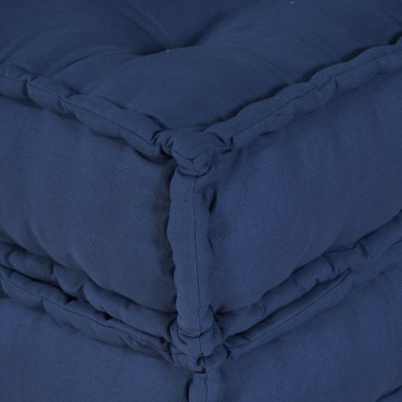 vidaXL Modular Πουφ Ινδigo 70x70x36 Υφάσμα 70x70x36cm