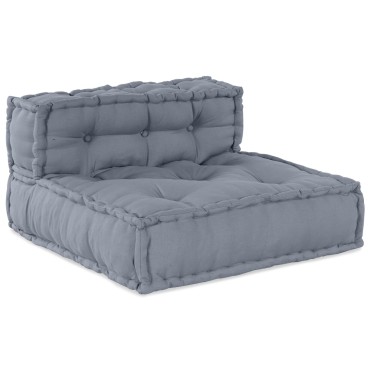 vidaXL Μοντέρνος Πουφ Γκρι 70x70x54 70x70x54cm