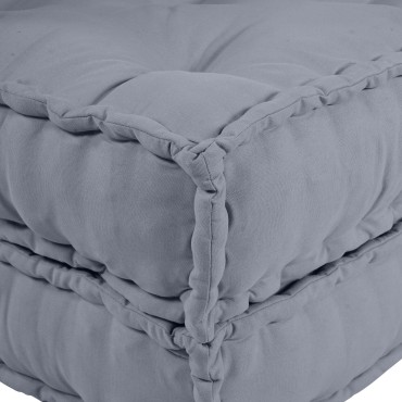 vidaXL Μοντέρνος Πουφ Γκρι 70x70x54 70x70x54cm