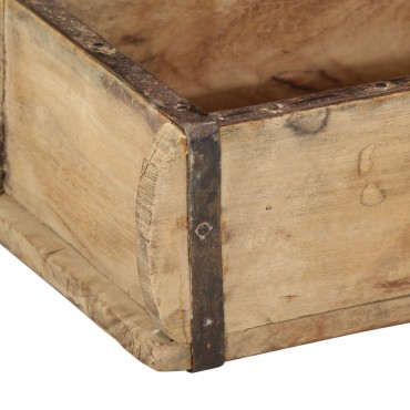 vidaXL Δίσκος 30x15x9 cm από Ανακυκλωμένο Ξύλο