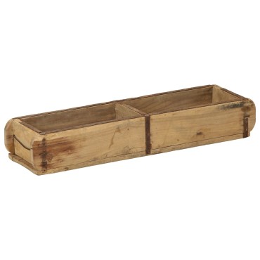 vidaXL Δίσκοι 4 τεμ 60,5x15x9 cm Στραβωμένο Ξύλο