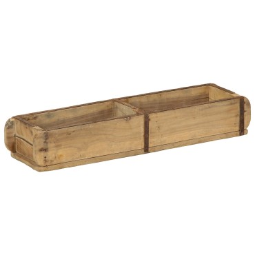 vidaXL Δίσκοι 4 τεμ 60,5x15x9 cm Στραβωμένο Ξύλο