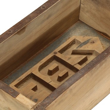 vidaXL Δίσκοι 4 τεμ 60,5x15x9 cm Στραβωμένο Ξύλο