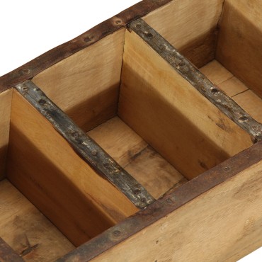 vidaXL Δίσκος 30x14x9 εκ. Από ανακυκλωμένο ξύλο
