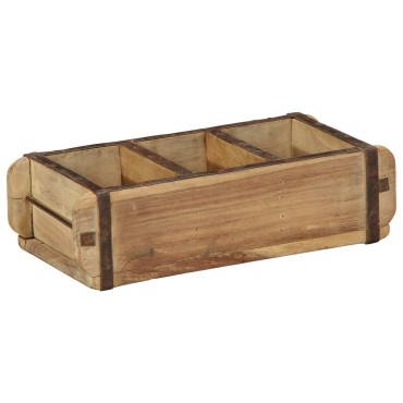 vidaXL Δίσκοι 4 τεμ 30x14x9 εκ Σολινό ξύλο ανακυκλωμένο