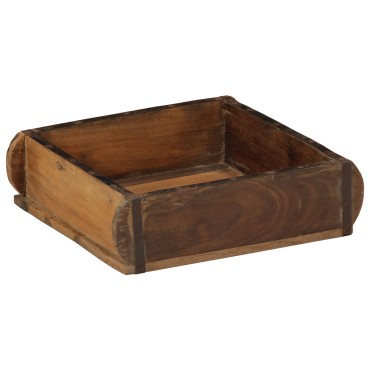 vidaXL Δίσκος 31x29x10 εκ. Από ανακυκλωμένο ξύλο