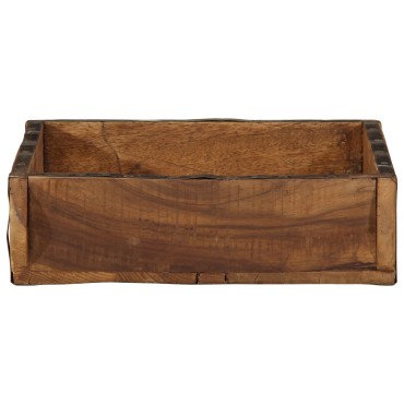 vidaXL Δίσκος 31x29x10 εκ. Από ανακυκλωμένο ξύλο