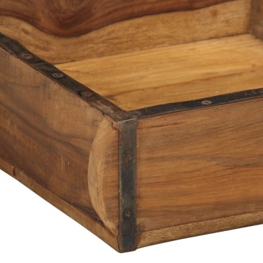 vidaXL Δίσκος 31x29x10 εκ. Από ανακυκλωμένο ξύλο